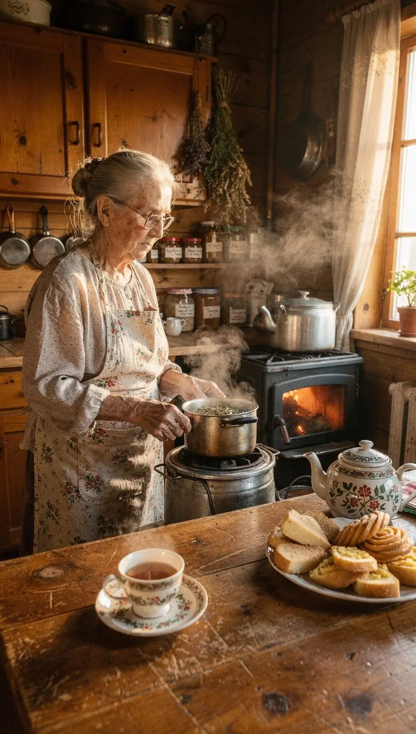 Arbatos puodelis, pilnas aromatingos Jiaogulan arbatos.