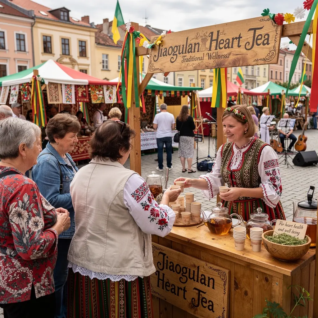 Raminanti arbatos scena su šiltais tonais, skatinanti atsipalaidavimą ir gerovę.