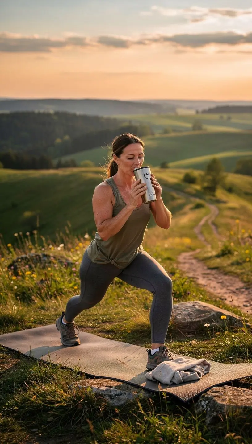 Arbatos paruošimo procesas su šviežiais ginsengais ir kitomis žolelėmis.