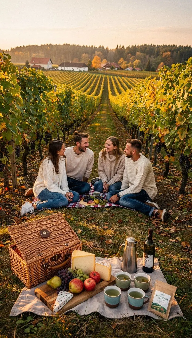 Jiaogulan širdies arbatos pakuotė su gražiu dizainu ir natūraliais ingredientais.